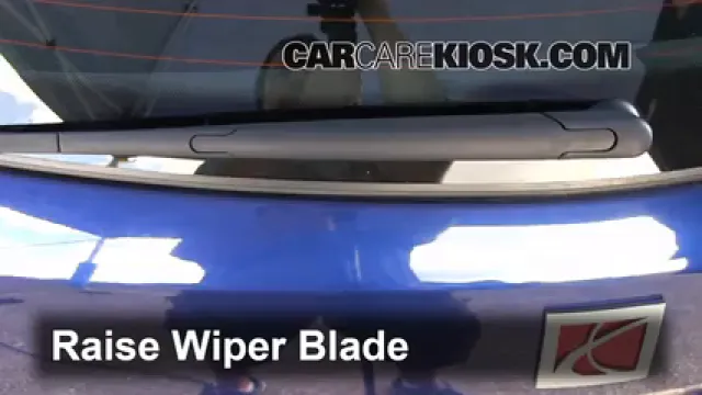 2008 Saturn Astra XR 1.8L 4 Cyl. (4 Door) Windshield Wiper Blade (Rear) Replace Wiper Blade